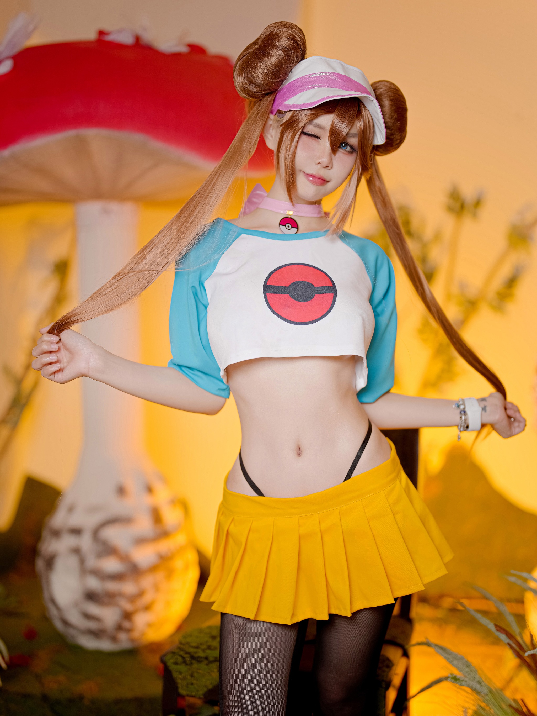 图片[1]-Joyce Lin2x – NO.045 Rosa (Pokemon)[55P]-XikXak